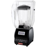 Professional Blender with sound shield, square glass 2 Liters, speed variator, programmable