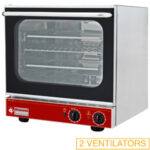 Electric convection oven, 4x 433x333 mm