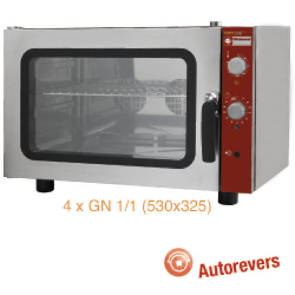 Electric convection oven , 4x GN 1/1 + manual humidifier