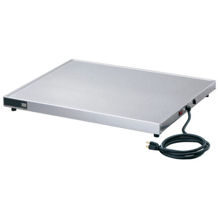 Food heater to put down, stainless steel surface
