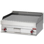 Flat electric cooking plate EXTRA-LARGE chrome
