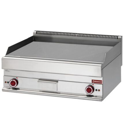 Flat electric cooking plate EXTRA-LARGE chrome