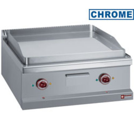 Electric fry top smooth, hard chromed plate 50 µm -Top-