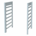 Rack with tray slides for support SCF-511-S