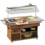 Bain marie buffet capacity 4 GN 1/1