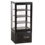Ventilated display table model, 4 glazed sides, 4 "Black" levels