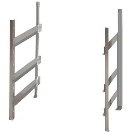 Structure for plates, 8 levels, for undercarriage