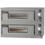 Electric oven 2x 4 pizzas diam.330mm, 2 rooms